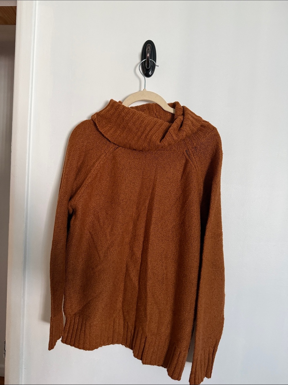Y2K Forever 21 rust brown cowl neck sweater size small